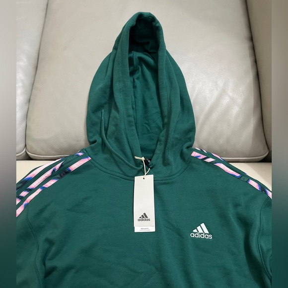 NWT - Adidas Women’s Three Stripes Hoodie - Size L - Picture 5 of 10